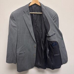 Brooks Brothers 346 Stretch Blazer Mens Size 42R Grey Office Sport Coat Blazer